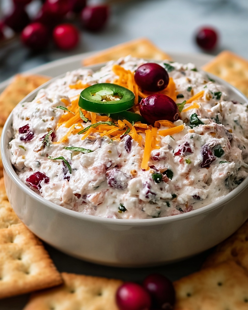Holiday Cranberry Jalapeño Cream Cheese Dip Recipe - Recipe Image