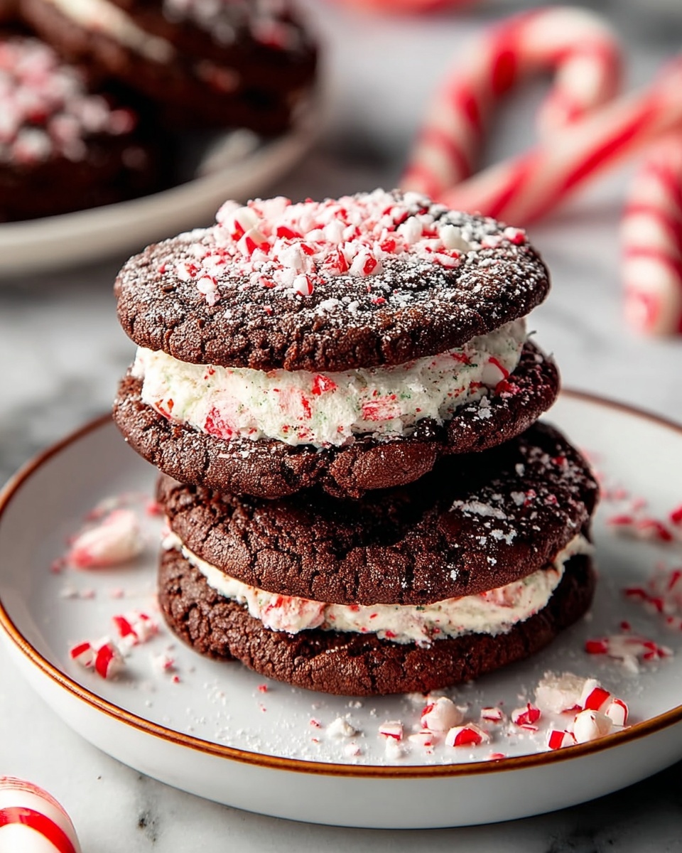 Peppermint Hot Chocolate Cookies Recipe - Recipe Image