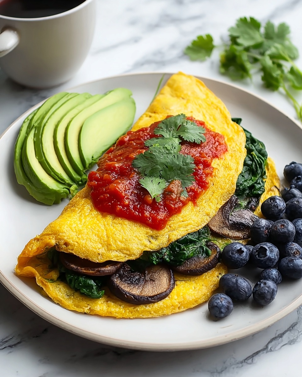 Vegan Mushroom Omelette Recipe - Recipe Image
