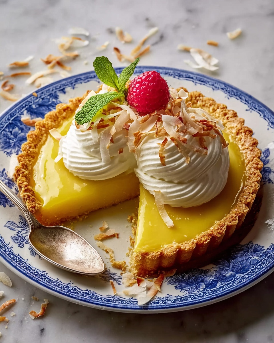 Lemon Sugar Coconut Cream Pie Recipe - Recipe Image