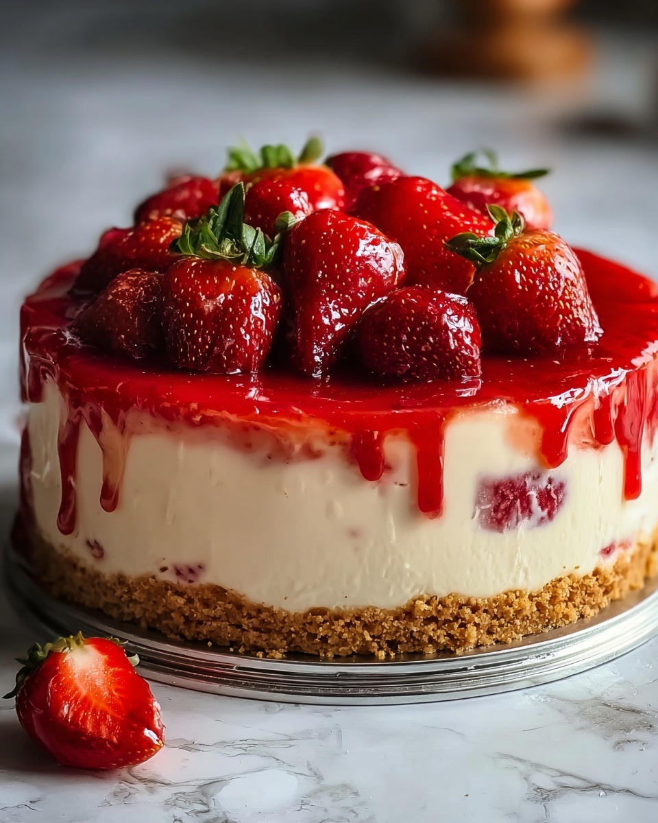 Strawberry Cheesecake Pound Cake Recipe - Recipe Image