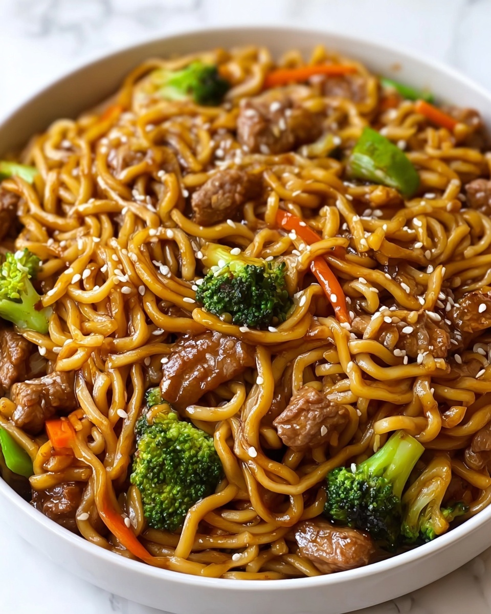 Savory Chicken Ramen Stir Fry Recipe - Recipe Image