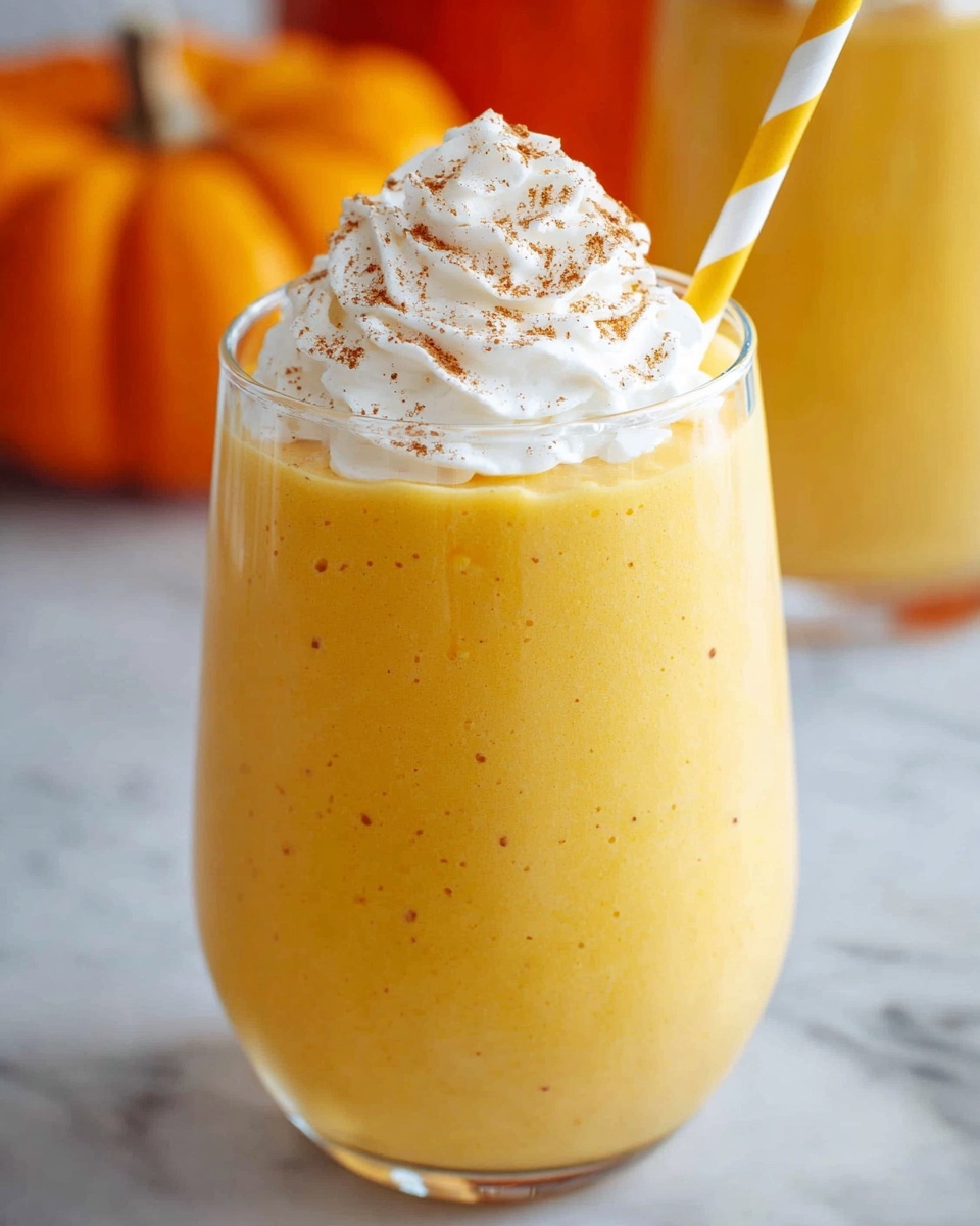Creamy Pumpkin Smoothie with White Chocolate Hazelnut Spread Recipe - Recipe Image
