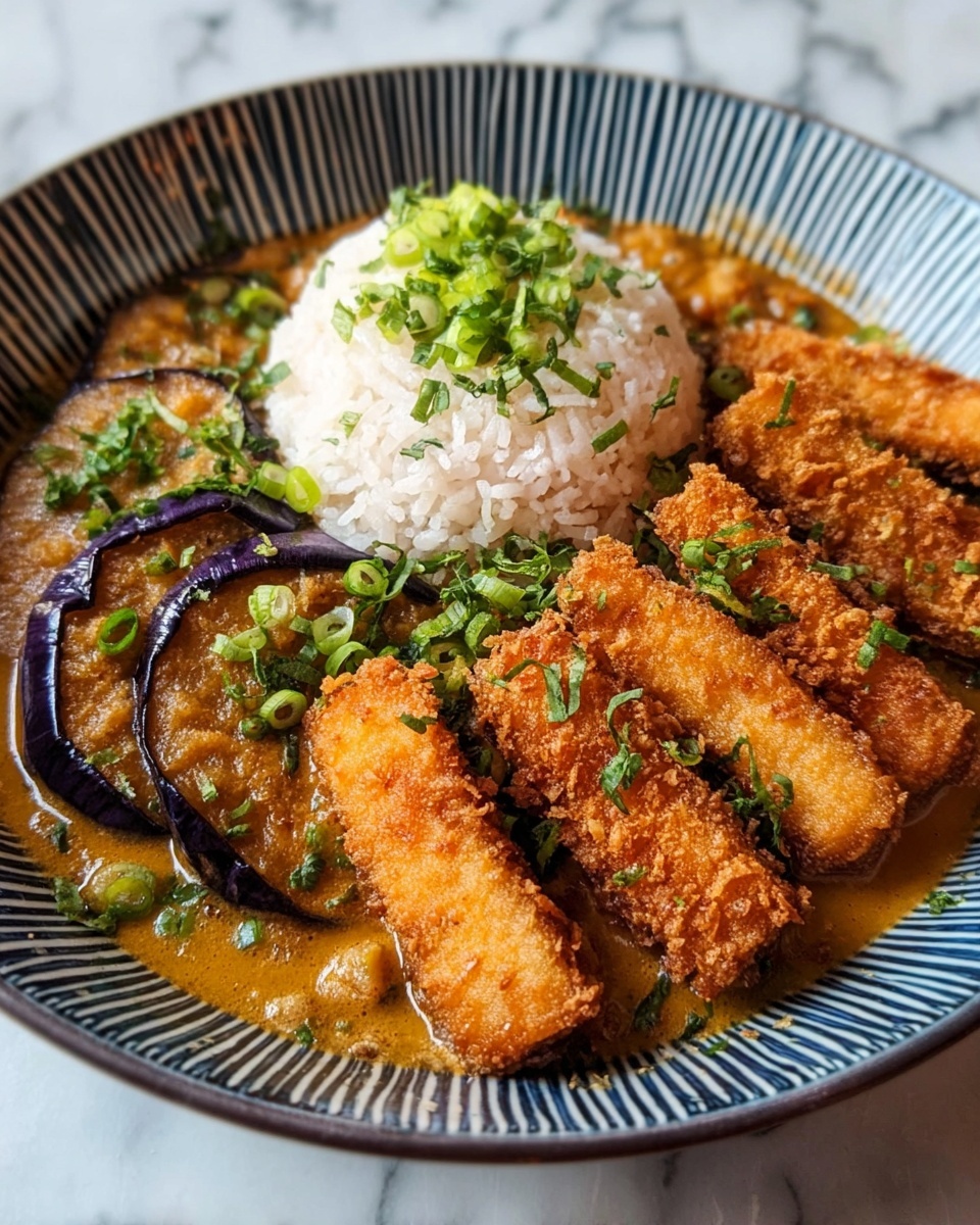 Sweet Potato & Aubergine Katsu Curry Recipe - Recipe Image