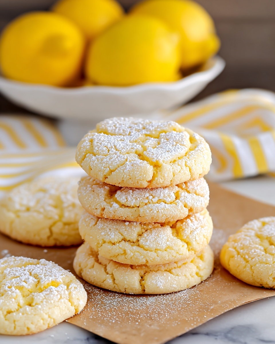Lemon Cookies From Cake Mix Recipe - Recipe Image