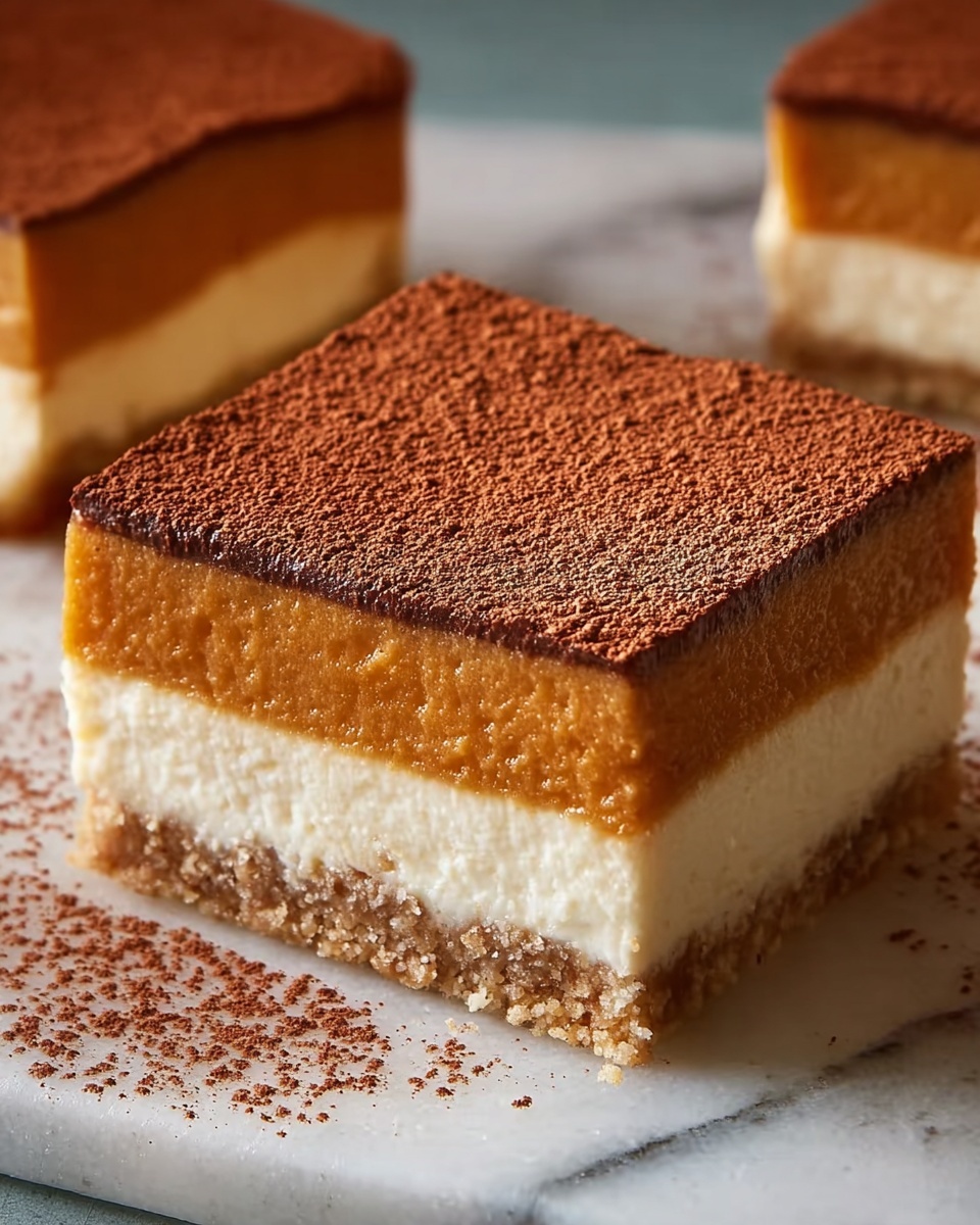 Pumpkin Churro Cheesecake Bars Recipe - Recipe Image