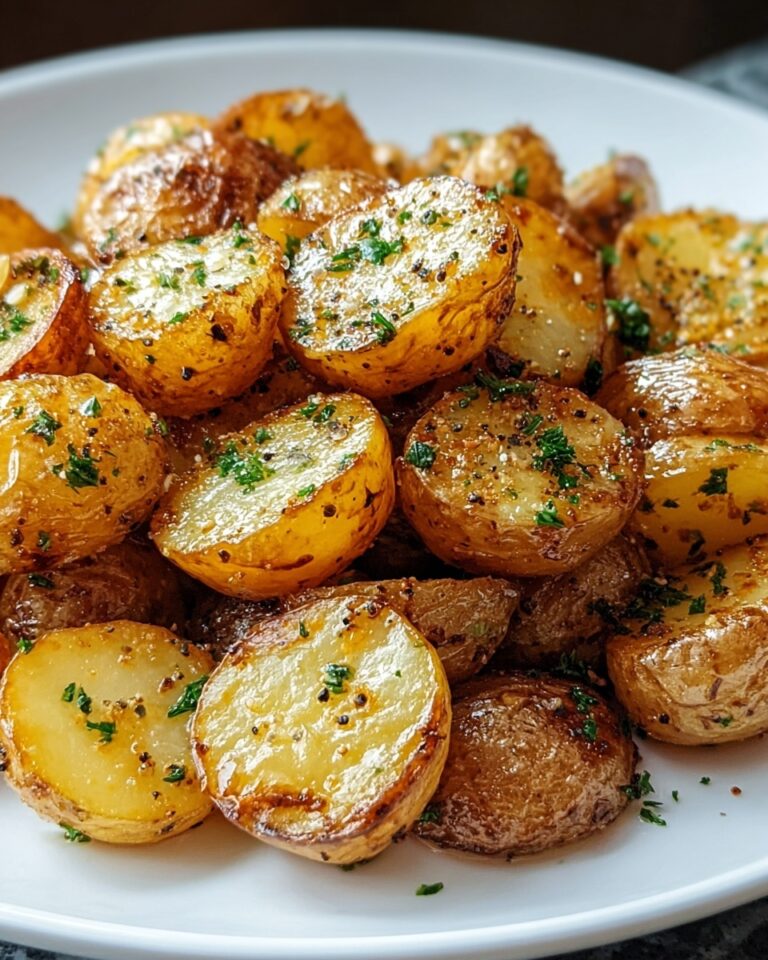 Crispy Garlic Butter Potatoes Recipe