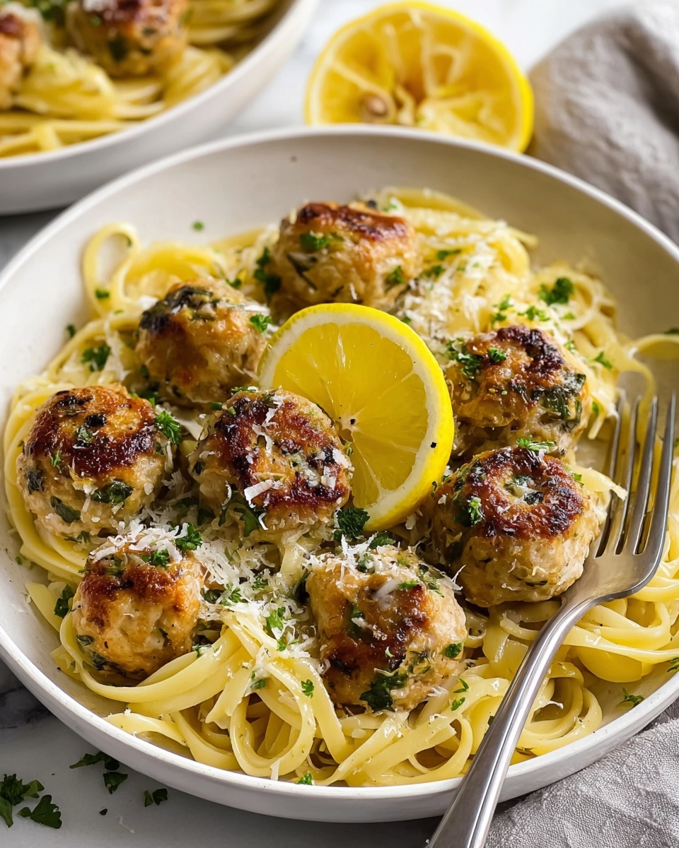 Chicken Piccata Meatballs Recipe - Recipe Image