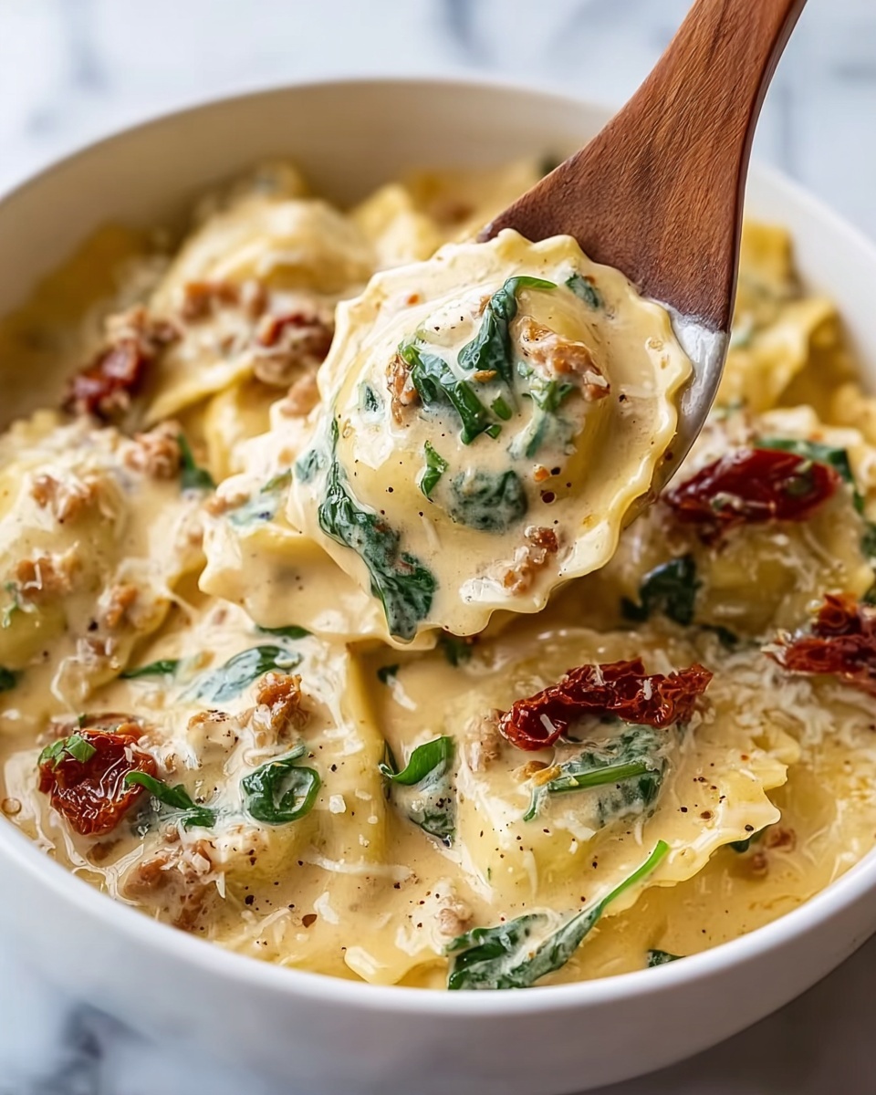 Slow Cooker White Lasagna Soup Recipe - Recipe Image