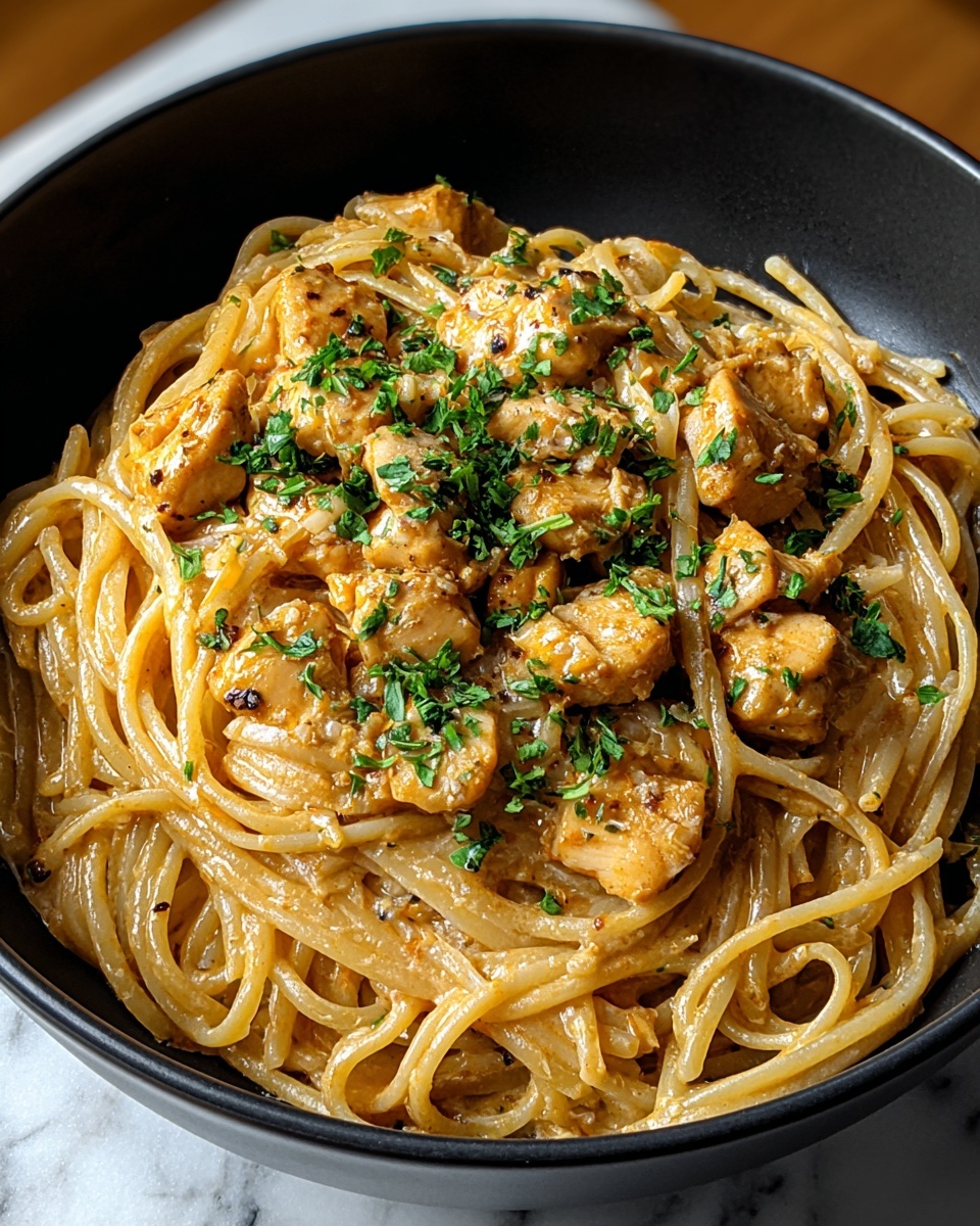 Cowboy Butter Chicken Linguine Recipe - Recipe Image