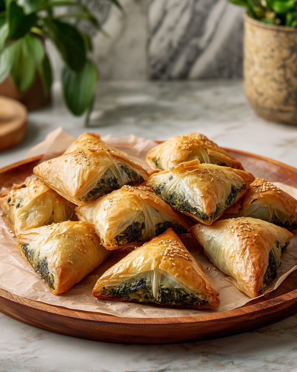 Lebanese Spinach Pies (Fatayer) Recipe - Recipe Image