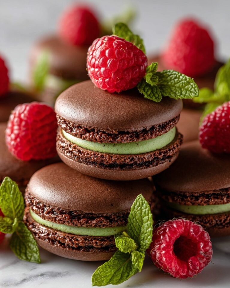 Dark Chocolate Raspberry Macarons: A Decadent Treat for Every Occasion Recipe