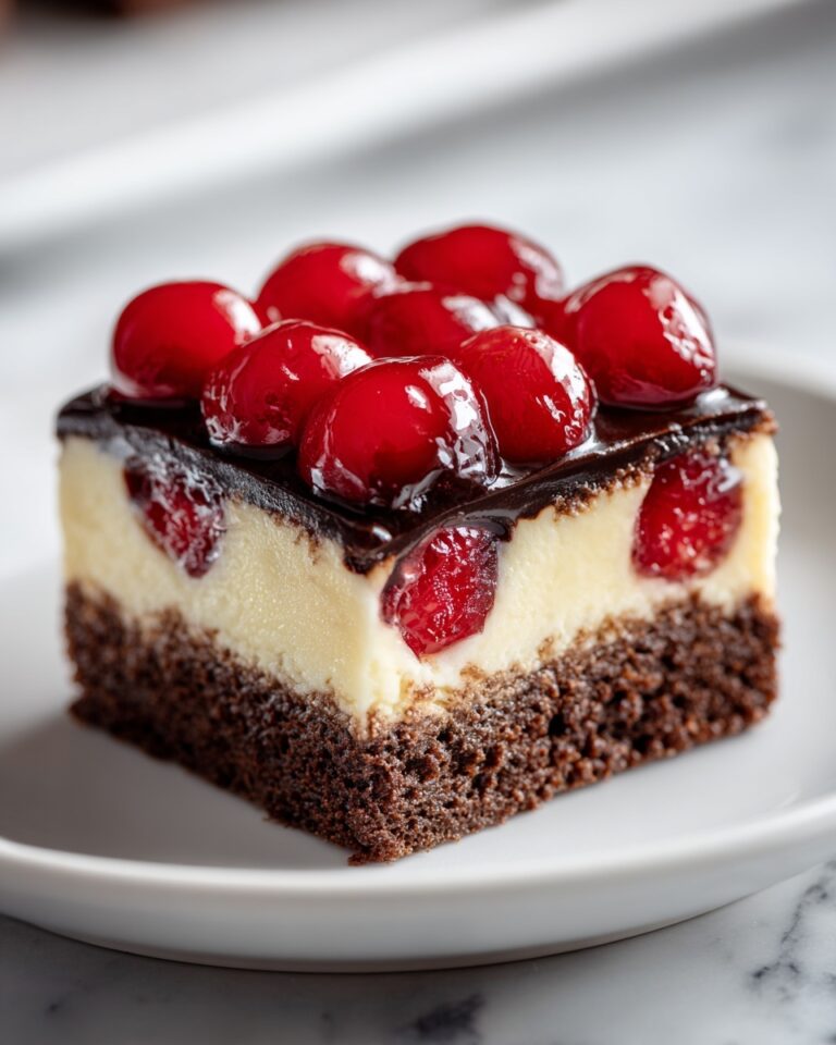 Irresistible Cherry Chocolate Brownie Cheesecake Bars Recipe