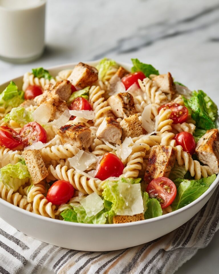 Chicken Caesar Pasta Salad Recipe