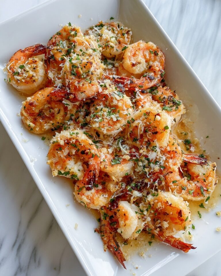 Garlic Parmesan Roasted Shrimp Recipe