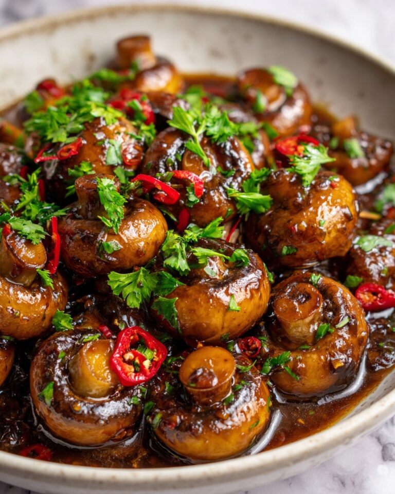 Crispy Chili Garlic Mushroom Recipe