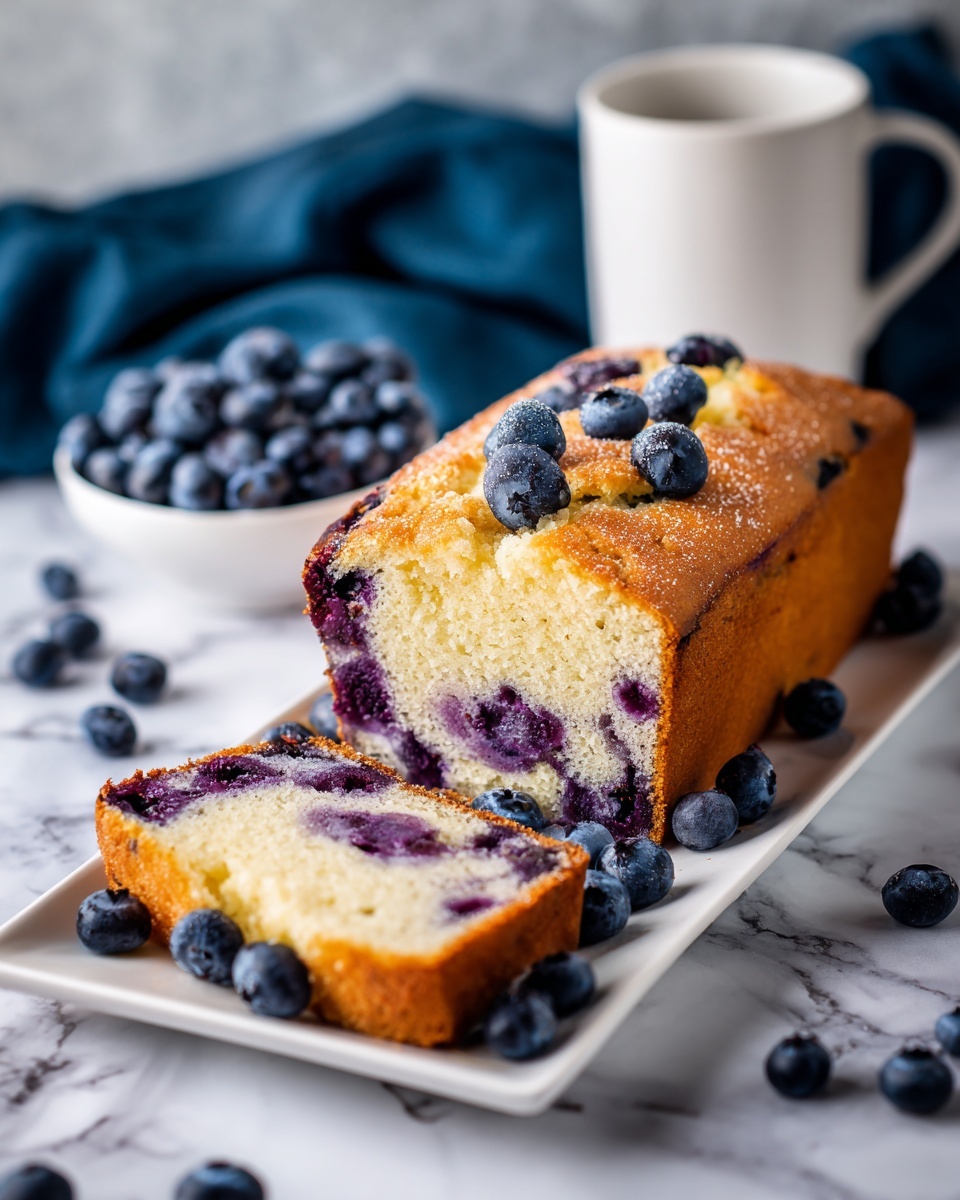Blueberry Cream Cheese Bread Recipe - Recipe Image
