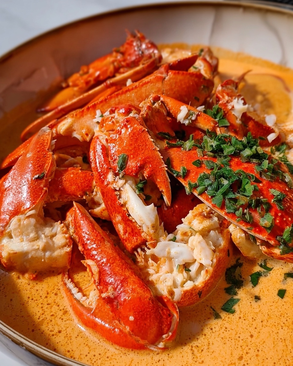 Creamy Spicy Lobster Pasta Recipe - Recipe Image