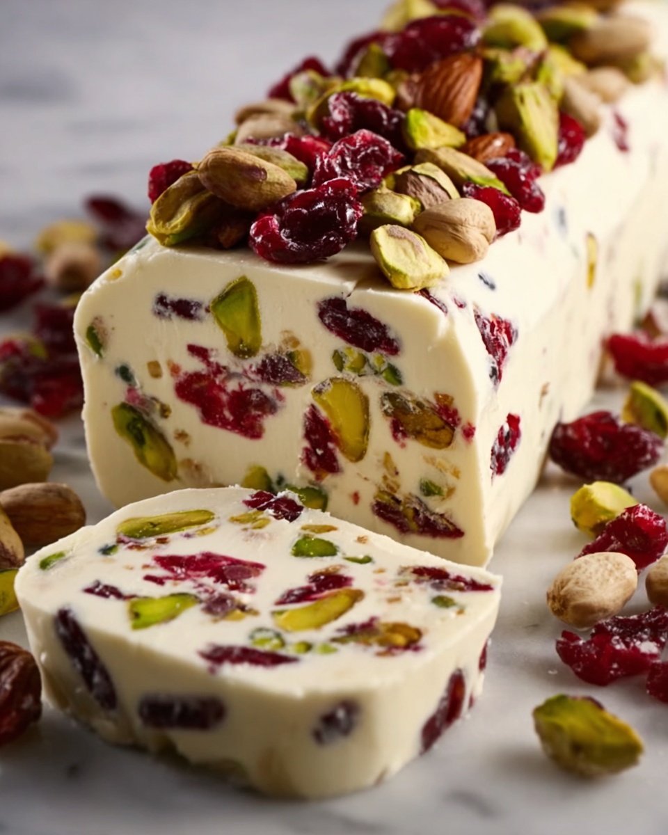 Cranberry Pistachio Cheese Log Recipe - Recipe Image