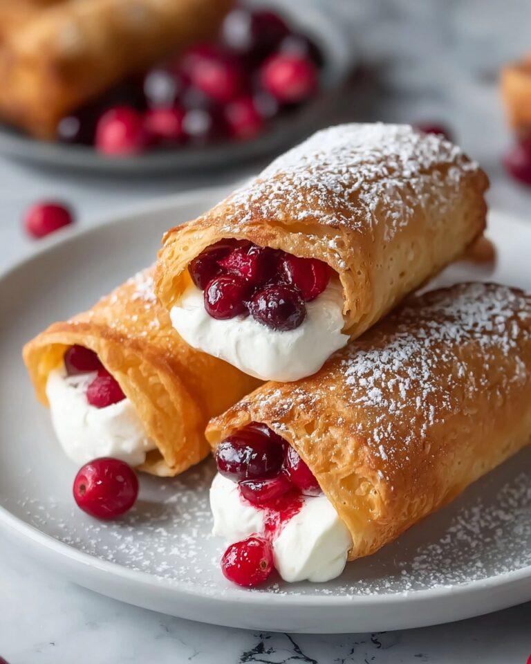 Cherry Cheesecake Egg Rolls Recipe
