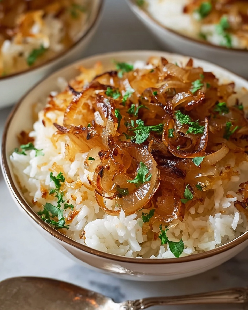 French Onion Soup Rice Recipe - Recipe Image
