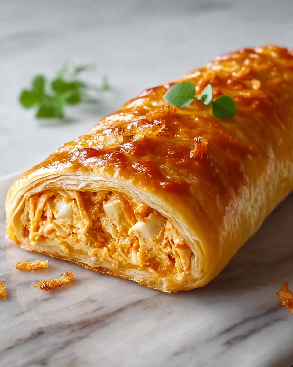 Cheesy Buffalo Chicken Strombolis Recipe - Recipe Image