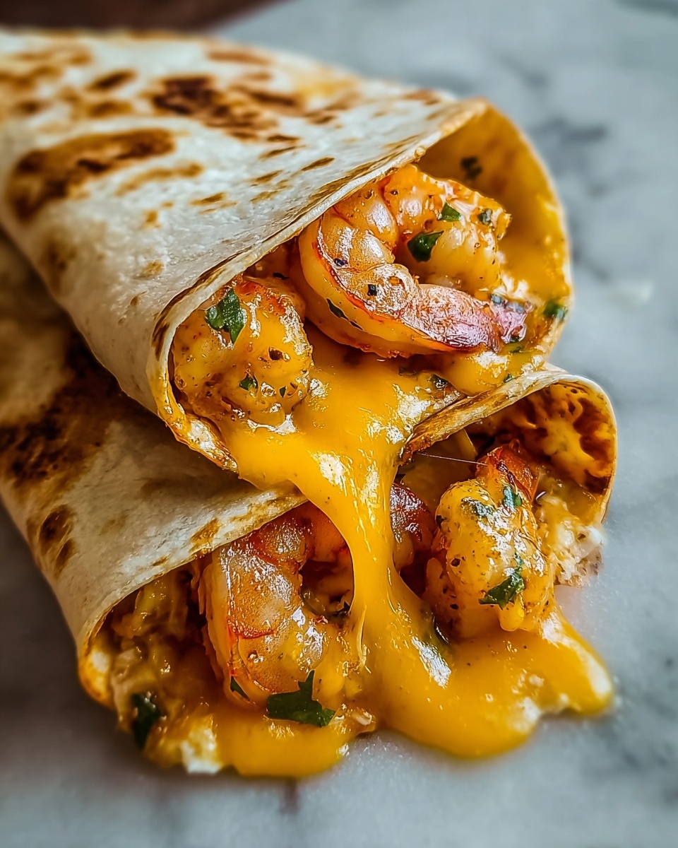 Loaded Shrimp Nacho Bomb Wraps Recipe - Recipe Image