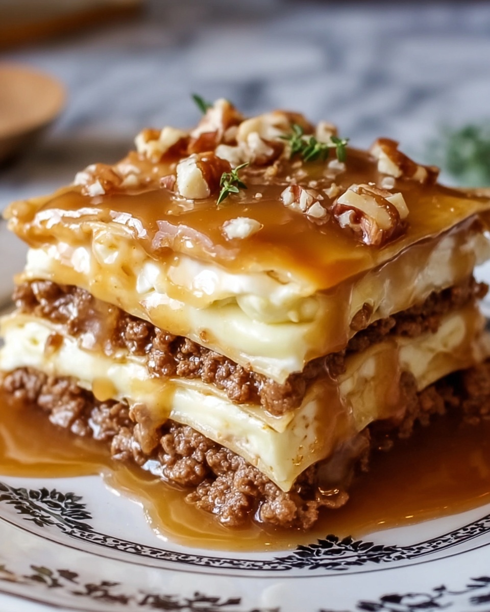 Decadent Peanut Butter Crunch Lasagna Recipe - Recipe Image