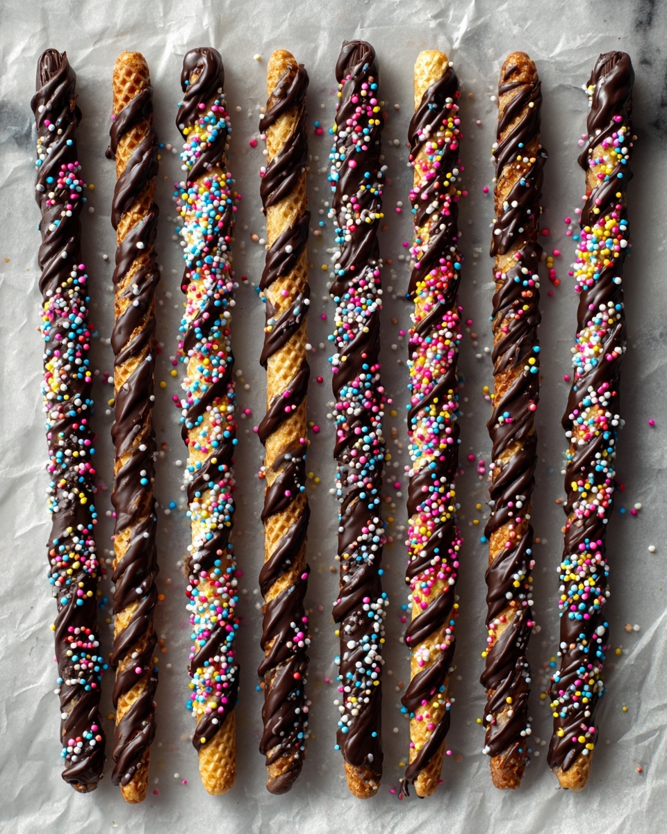 Pocky Christmas Trees: A Fun and Festive Treat Recipe - Recipe Image