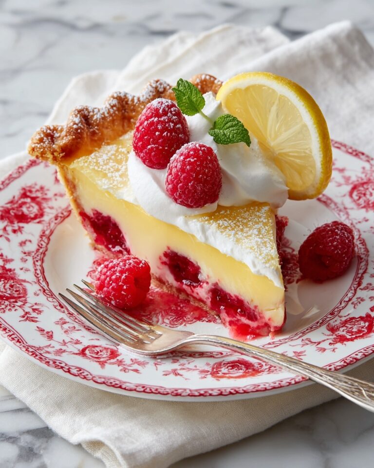 Lemon Raspberry Pie Recipe