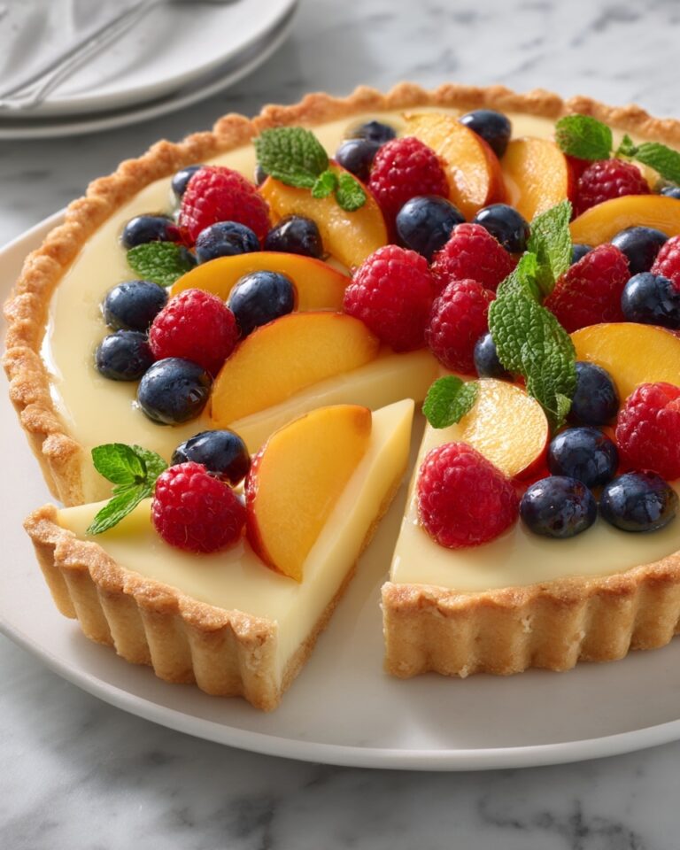 Fruit Tart with Fresh Berries and Pastry Cream Recipe