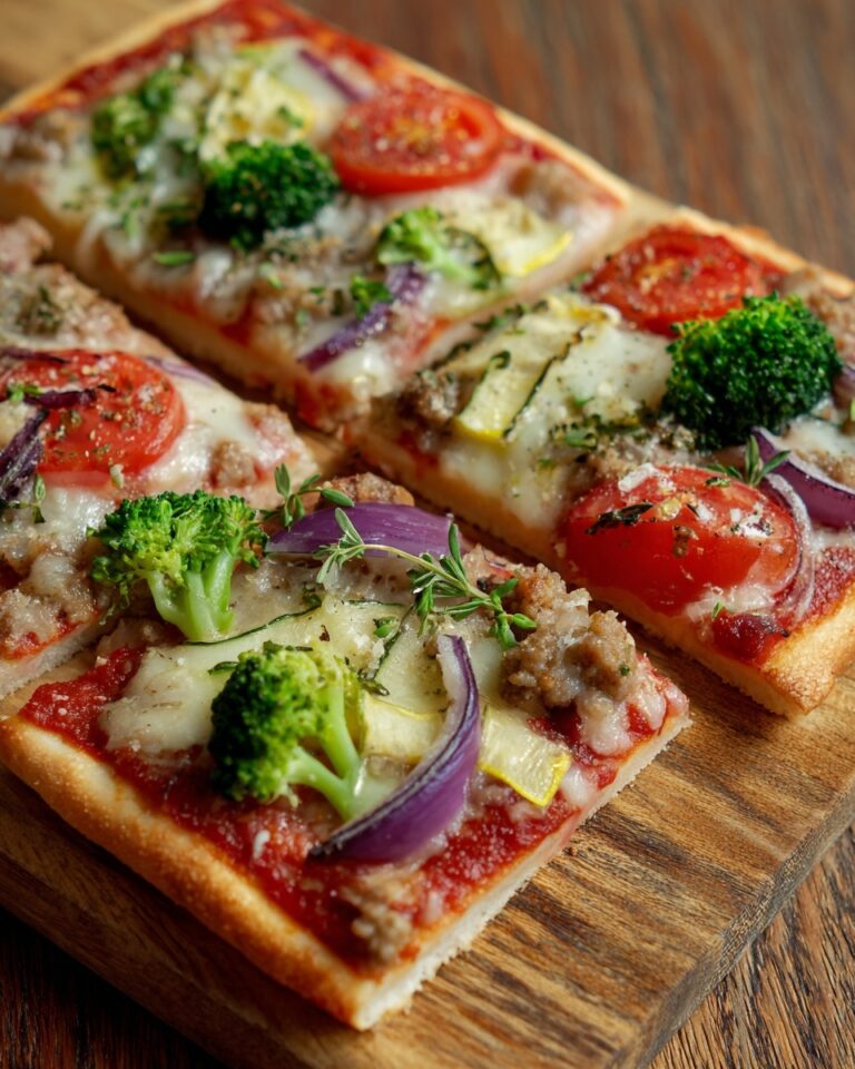 Roasted Vegetable Whole Wheat Pizza Recipe
