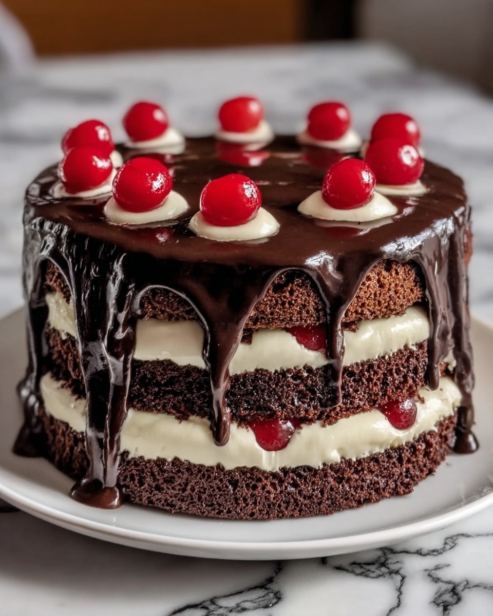 Black Forest Cake Recipe - Recipe Image