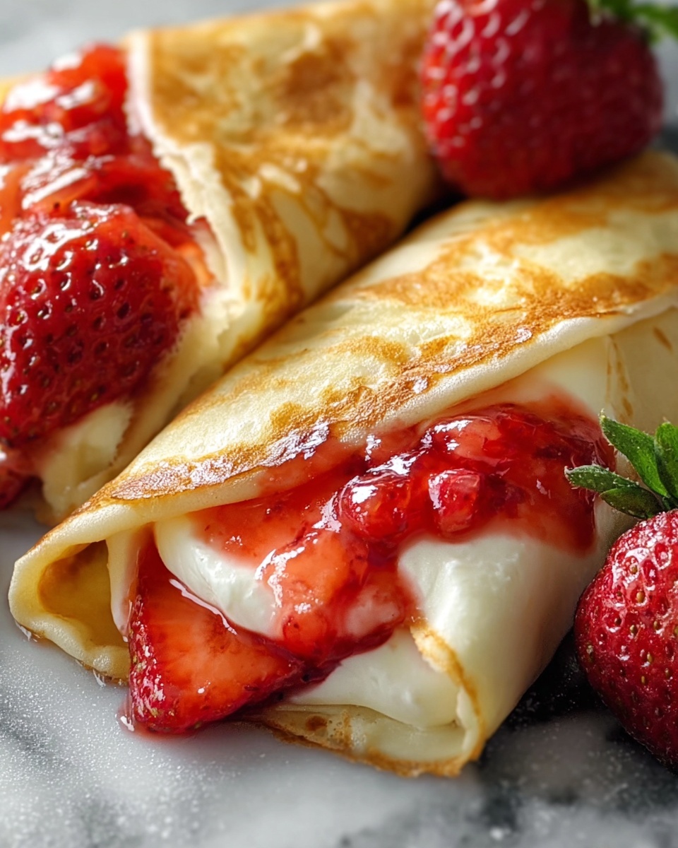 Strawberry Cheesecake Chimichangas Recipe - Recipe Image