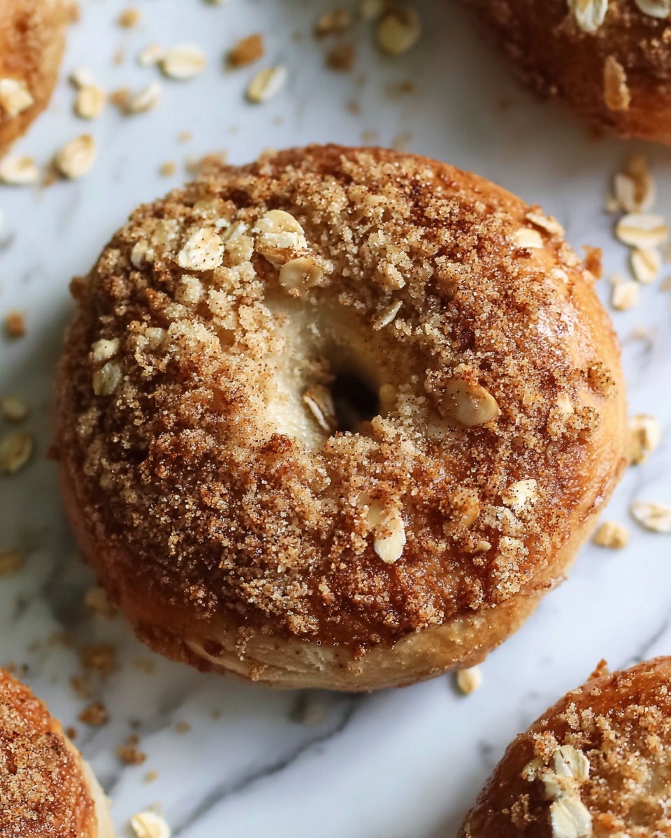 Sourdough Cinnamon Crunch Bagels Recipe - Recipe Image
