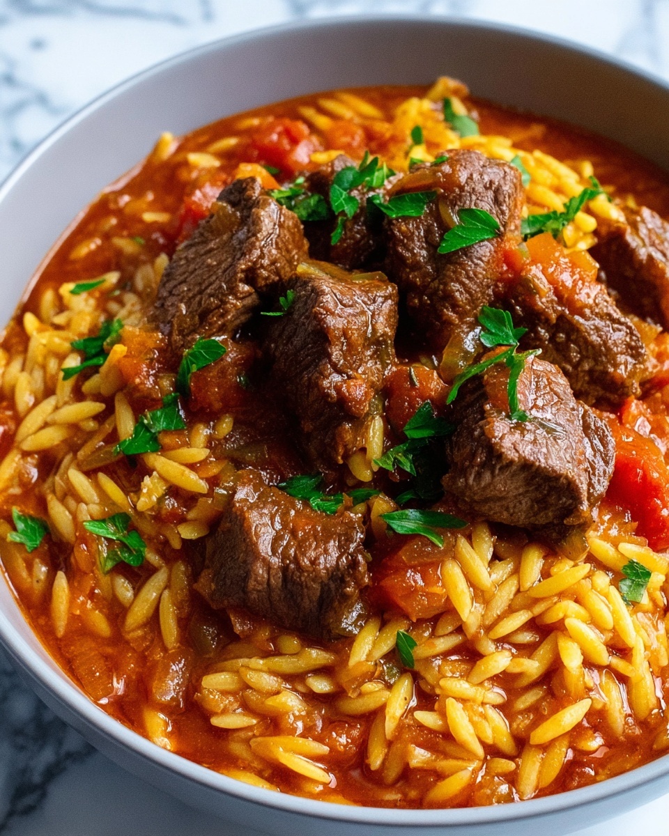Giouvetsi: Greek Beef Stew with Orzo Recipe - Recipe Image