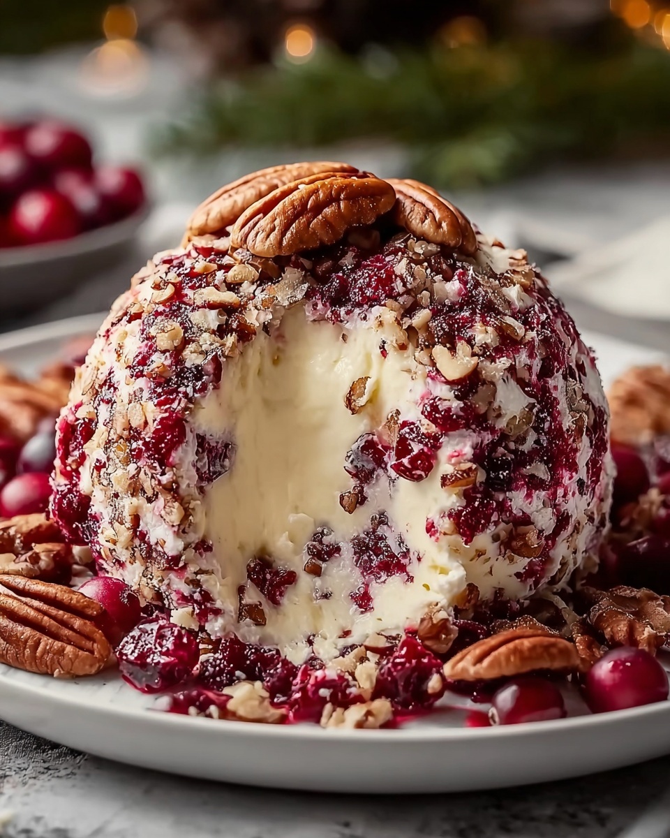 Cranberry Pecan Cheese Ball Recipe - Recipe Image