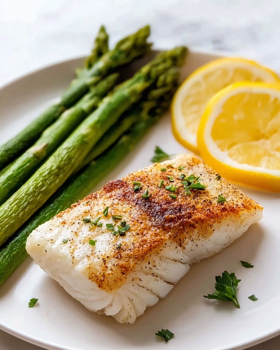 Air Fryer Cod with Lemon and Parsley Recipe - Recipe Image