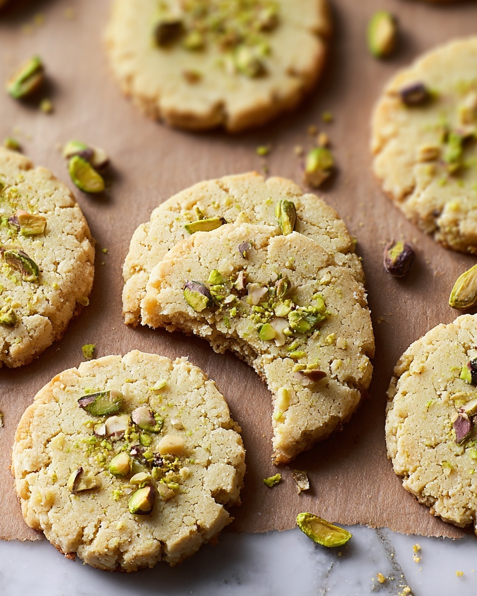 Pistachio Shortbread Cookies Recipe - Recipe Image