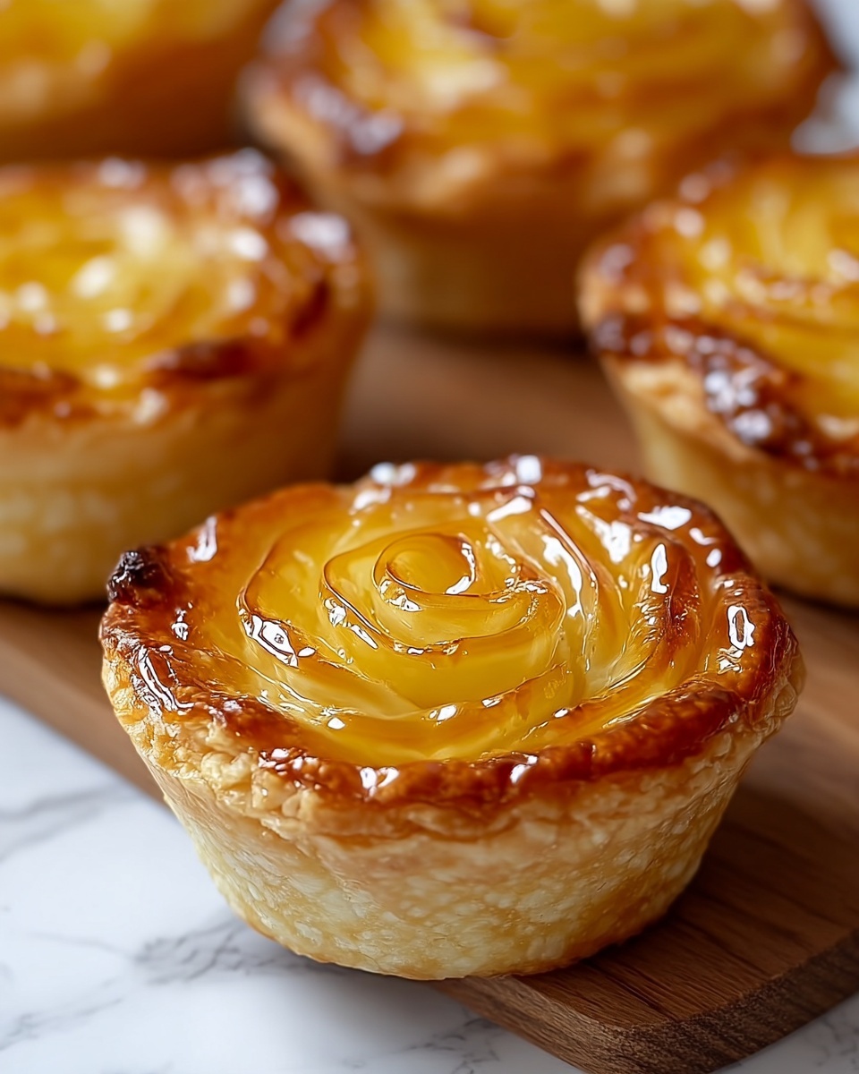 Baby Lemon Impossible Pies Recipe - Recipe Image