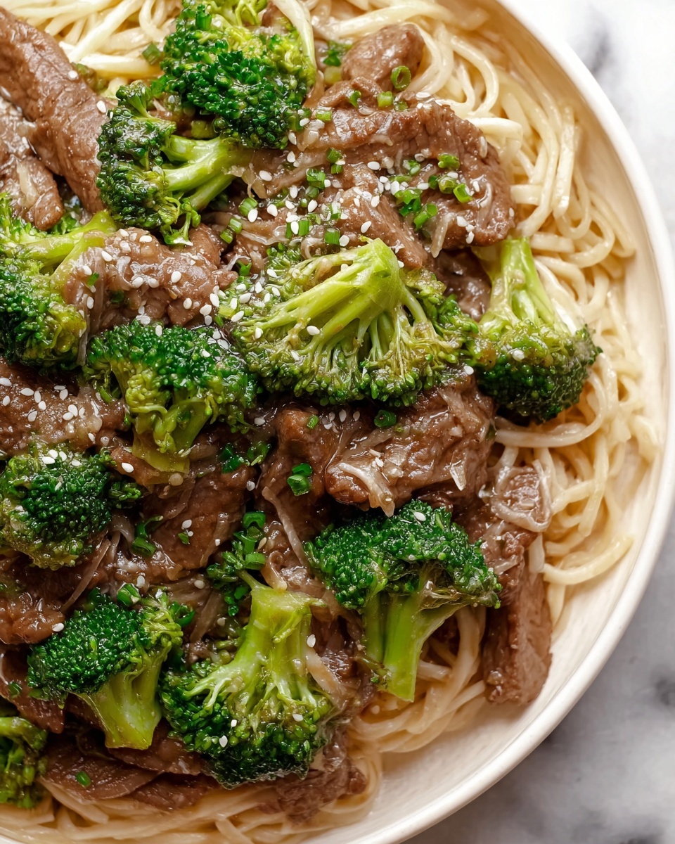 Easy Beef & Broccoli Noodles Recipe - Recipe Image