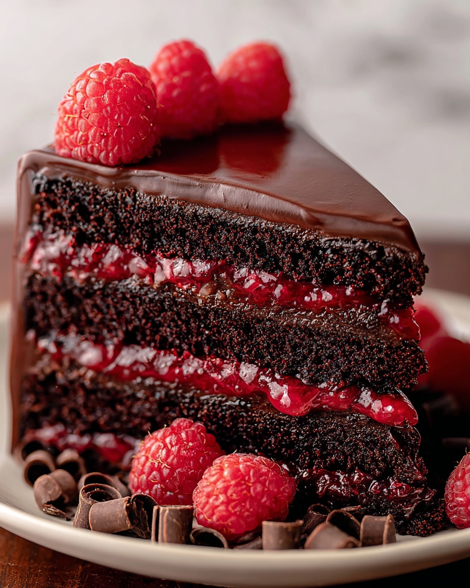 Chocolate Raspberry Cake Recipe - Recipe Image