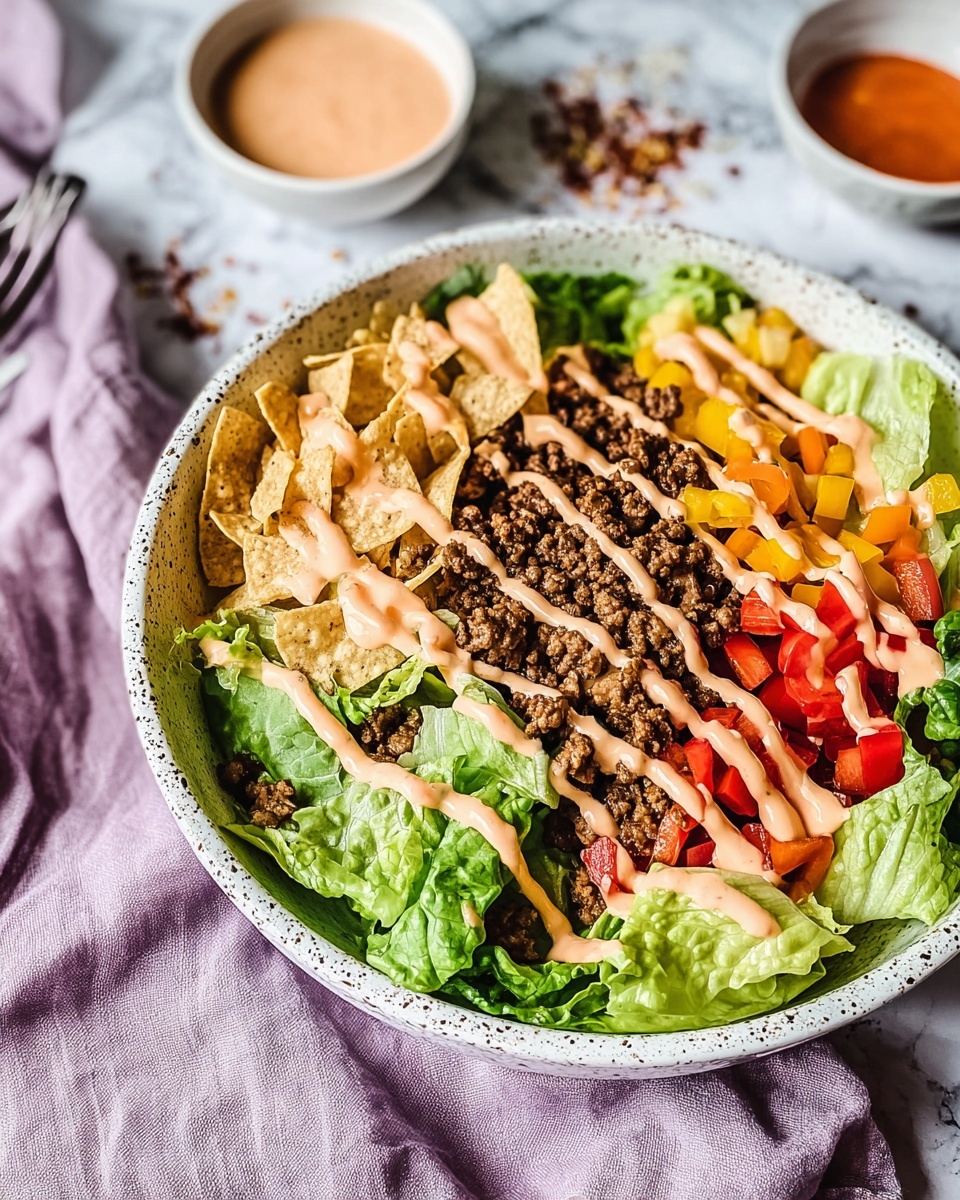 Big Mac Salad Recipe - Recipe Image