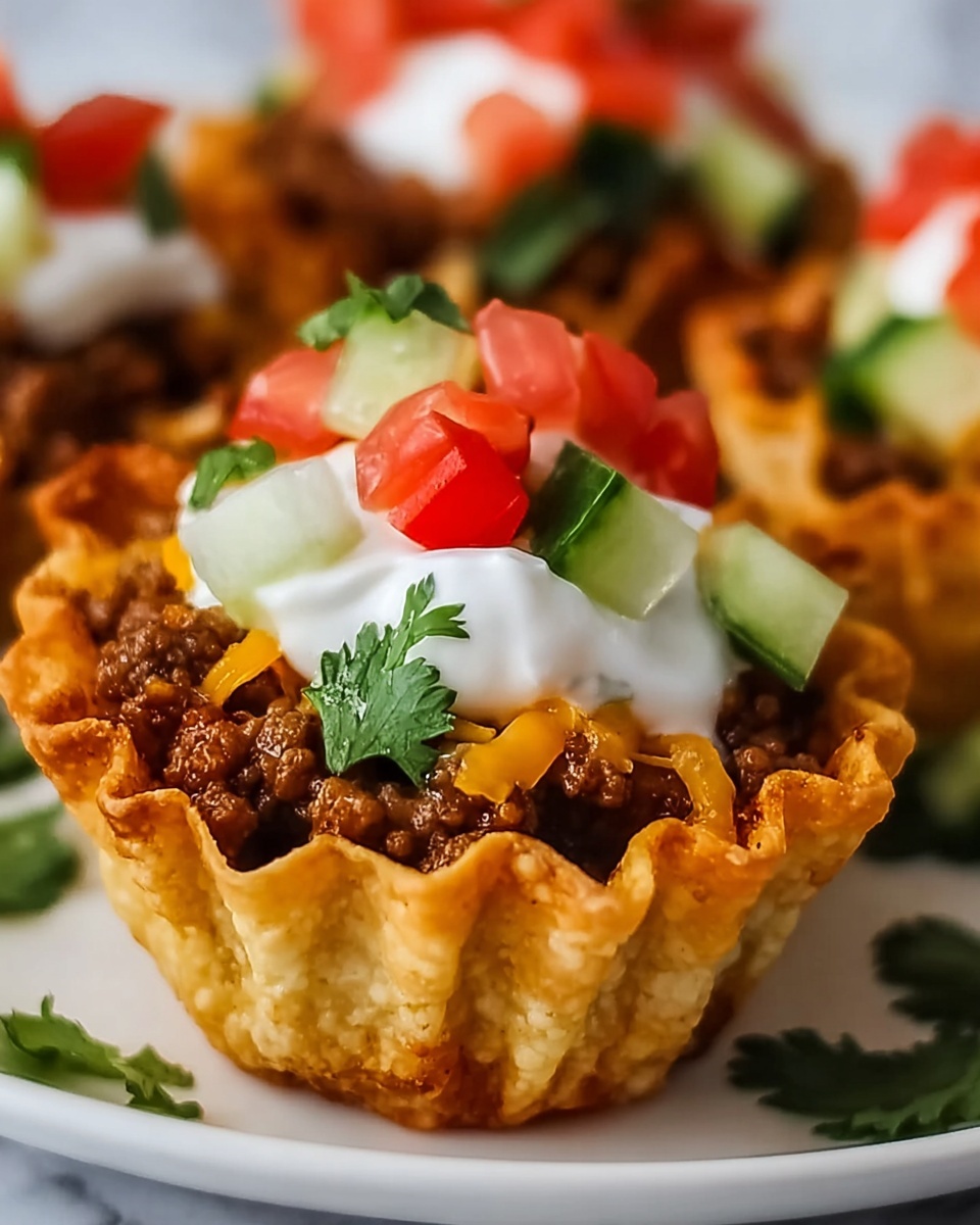 Taco Cupcakes Recipe - Recipe Image