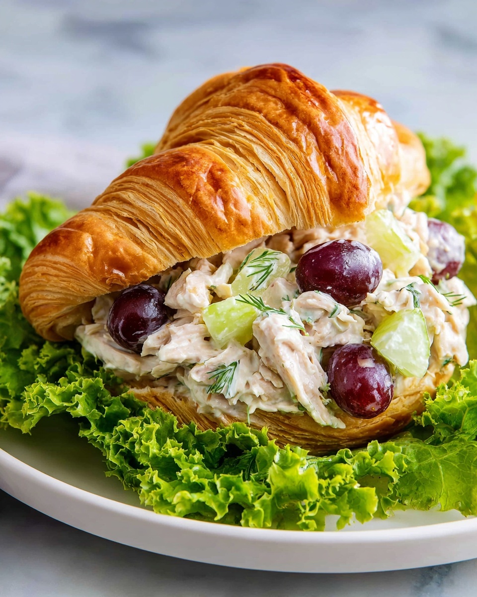 Summer Chicken Salad with Grapes and Fresh Dill Recipe - Recipe Image