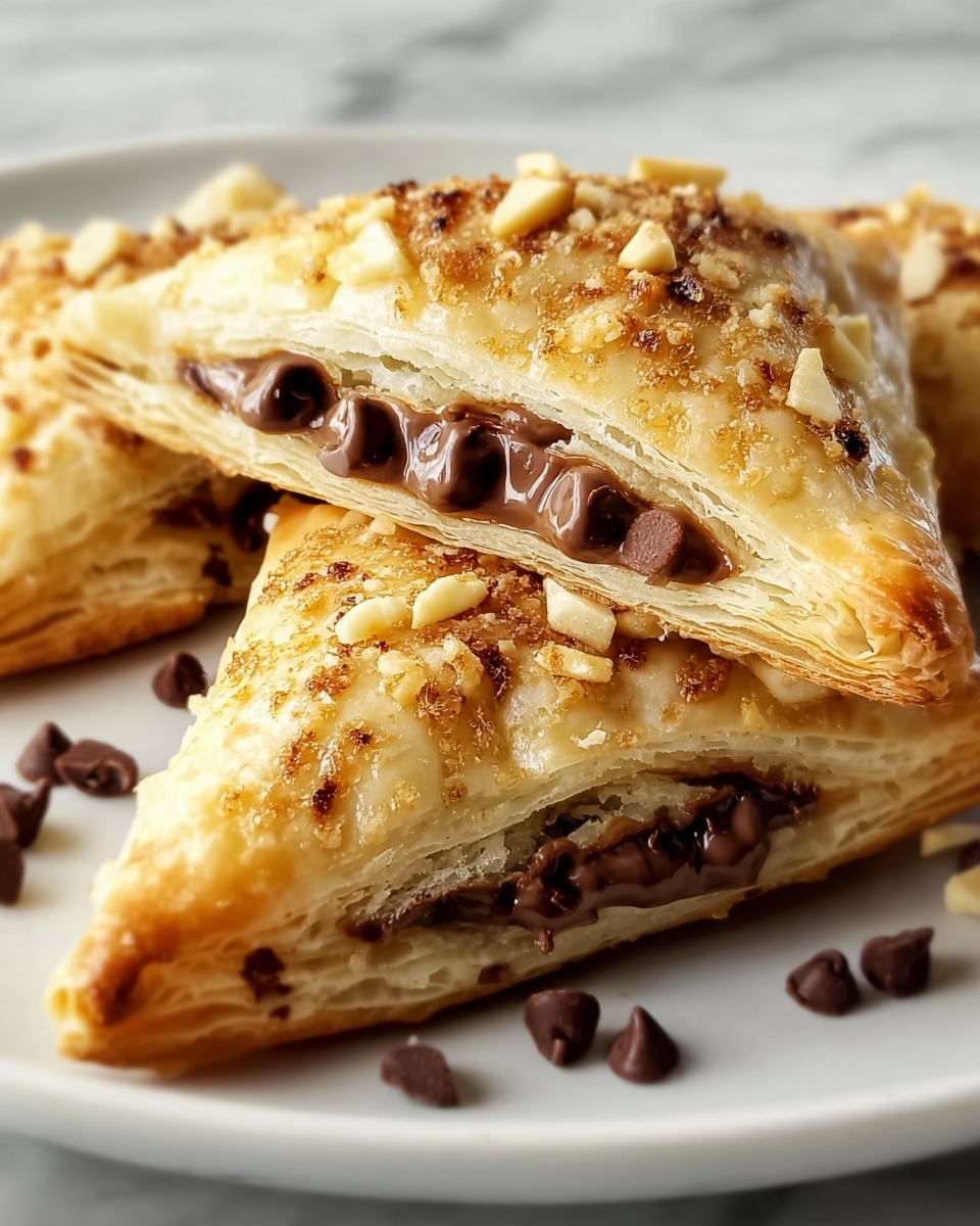 Chocolate Chip Cookie Dough Turnovers Recipe - Recipe Image