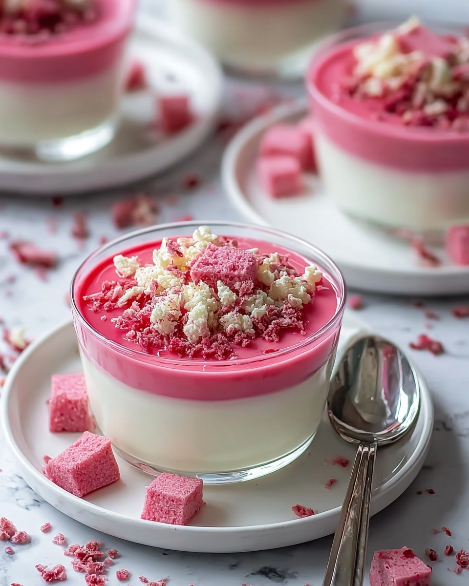 Rhubarb Panna Cotta with Tangy Rhubarb Compote Recipe - Recipe Image
