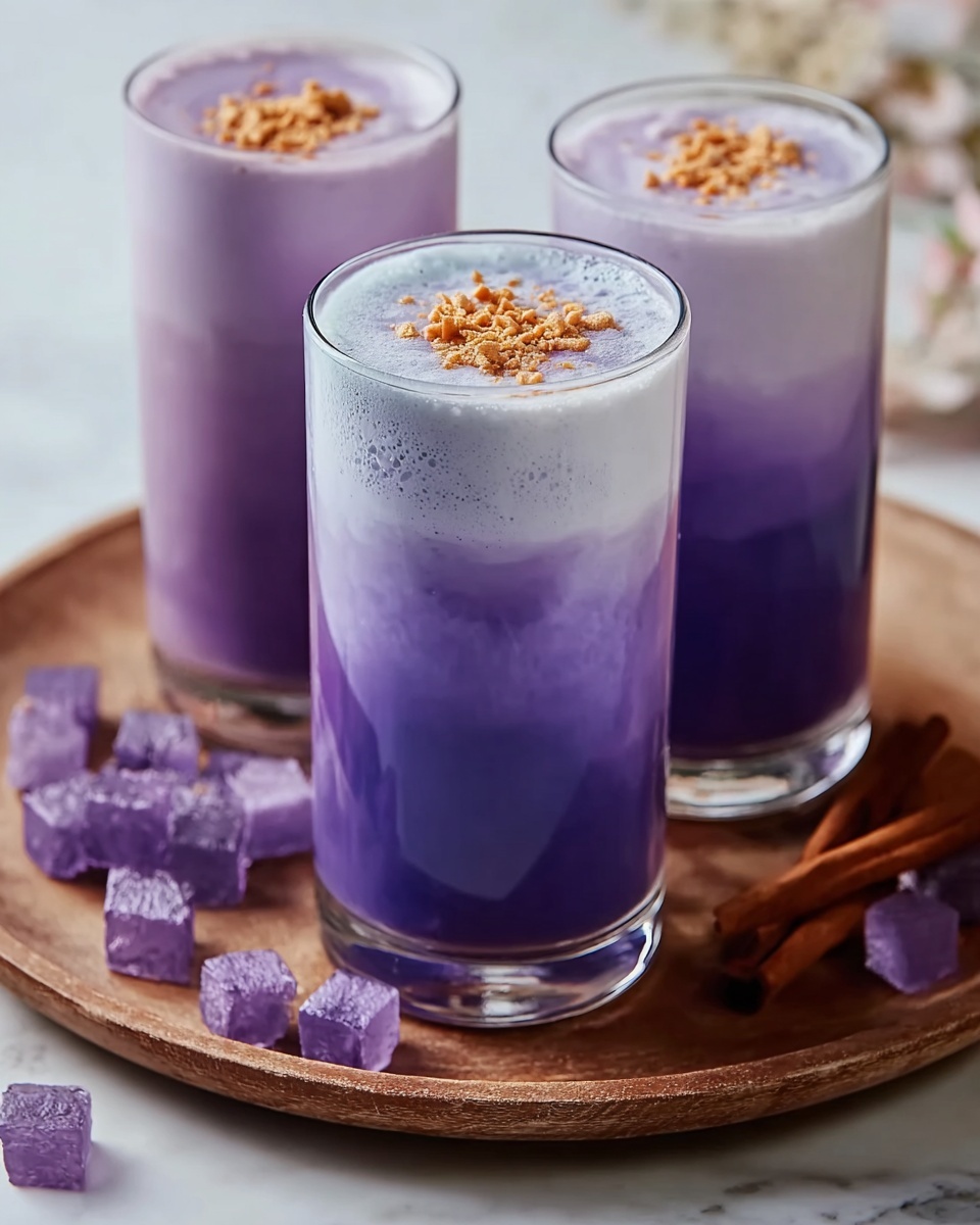 Delicious Ube Horchata: Your Cool Refreshment Adventure Recipe - Recipe Image