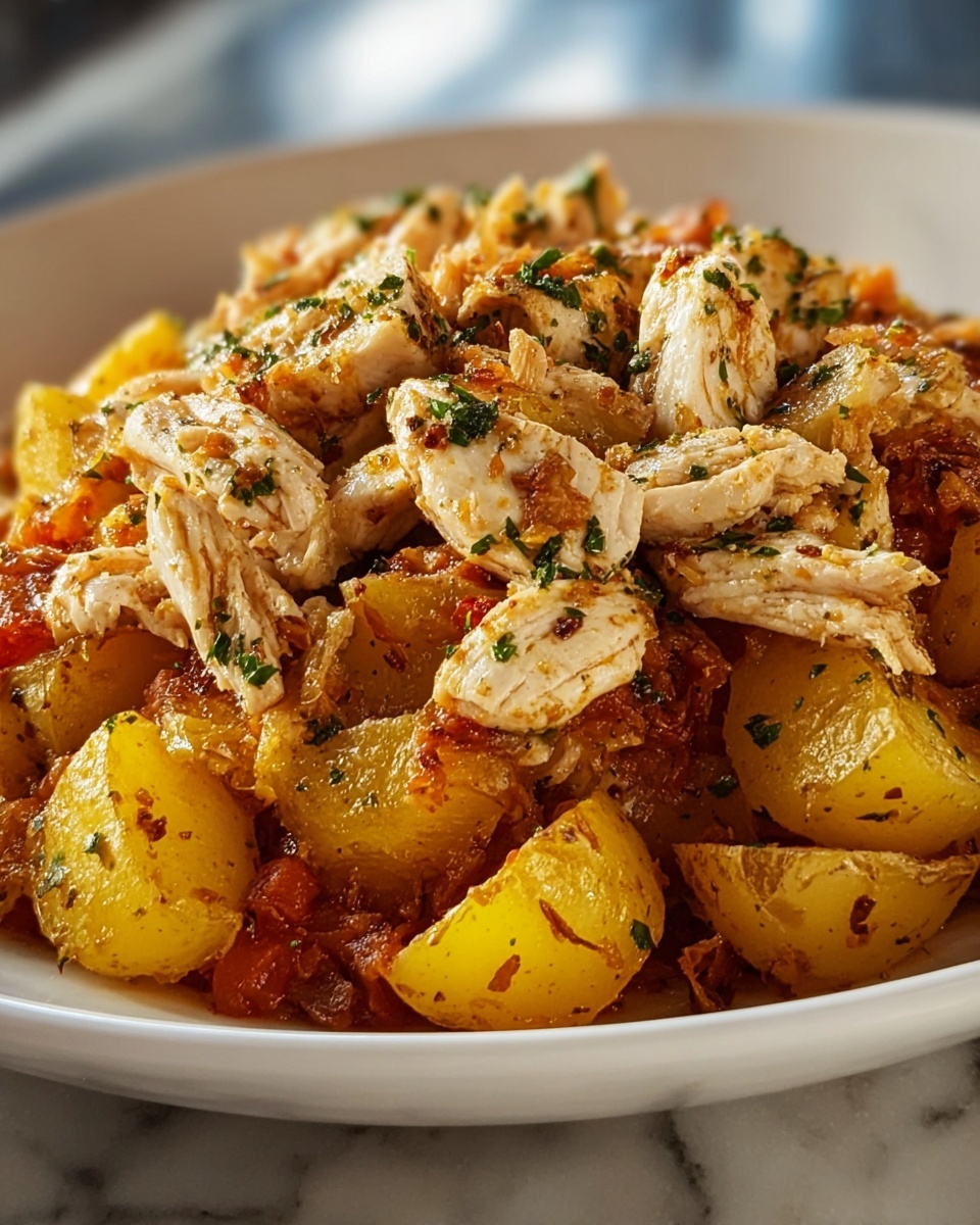 Easy Italian Chicken and Potatoes Recipe - Recipe Image