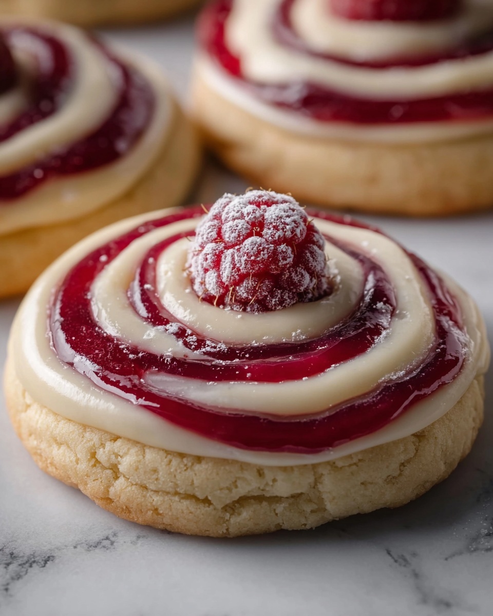 Raspberry Cheesecake Cookie Swirls Recipe - Recipe Image